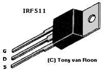 الترانزيستور IRF511